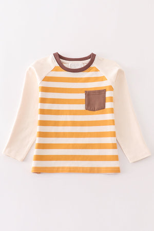 Noah's Striped Long-Sleeve Pocket Tee