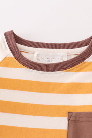 Noah's Striped Long-Sleeve Pocket Tee