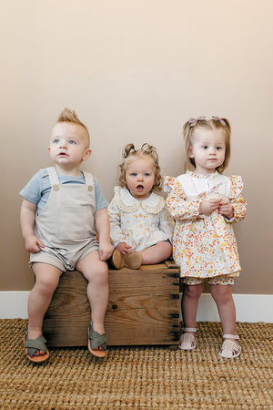Baby Girl Honey Blossom Bloomer Set | Cotton
