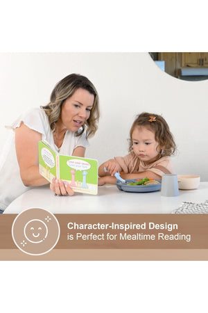 Spoon la la Toddler Spoon & Fork + Board Book Gift Set