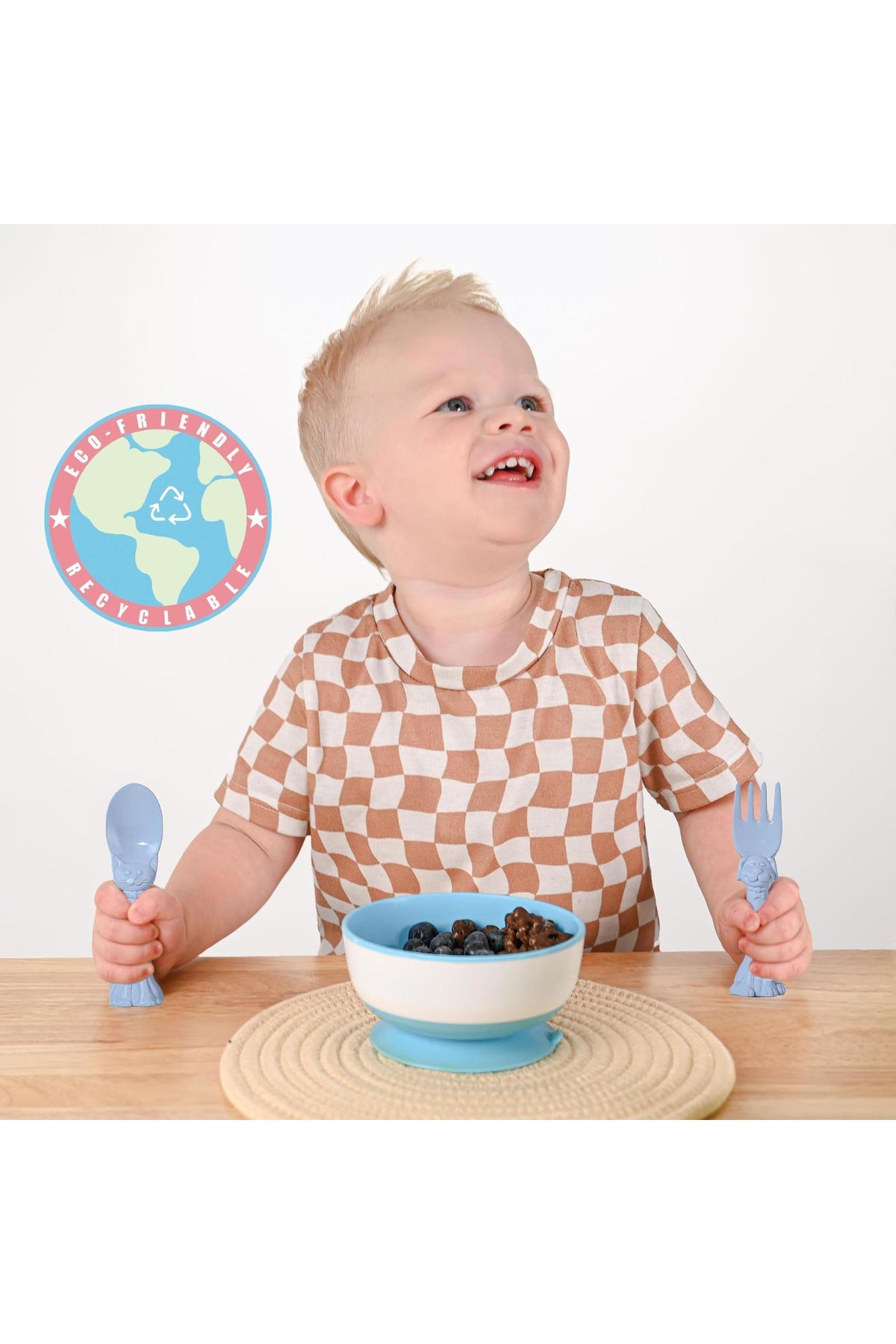 Spoon la la Toddler Spoon & Fork + Board Book Gift Set