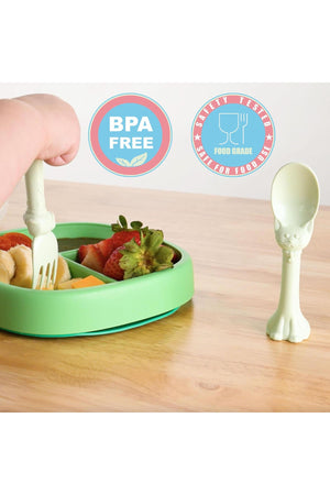 Spoon la la Toddler Spoon & Fork + Board Book Gift Set