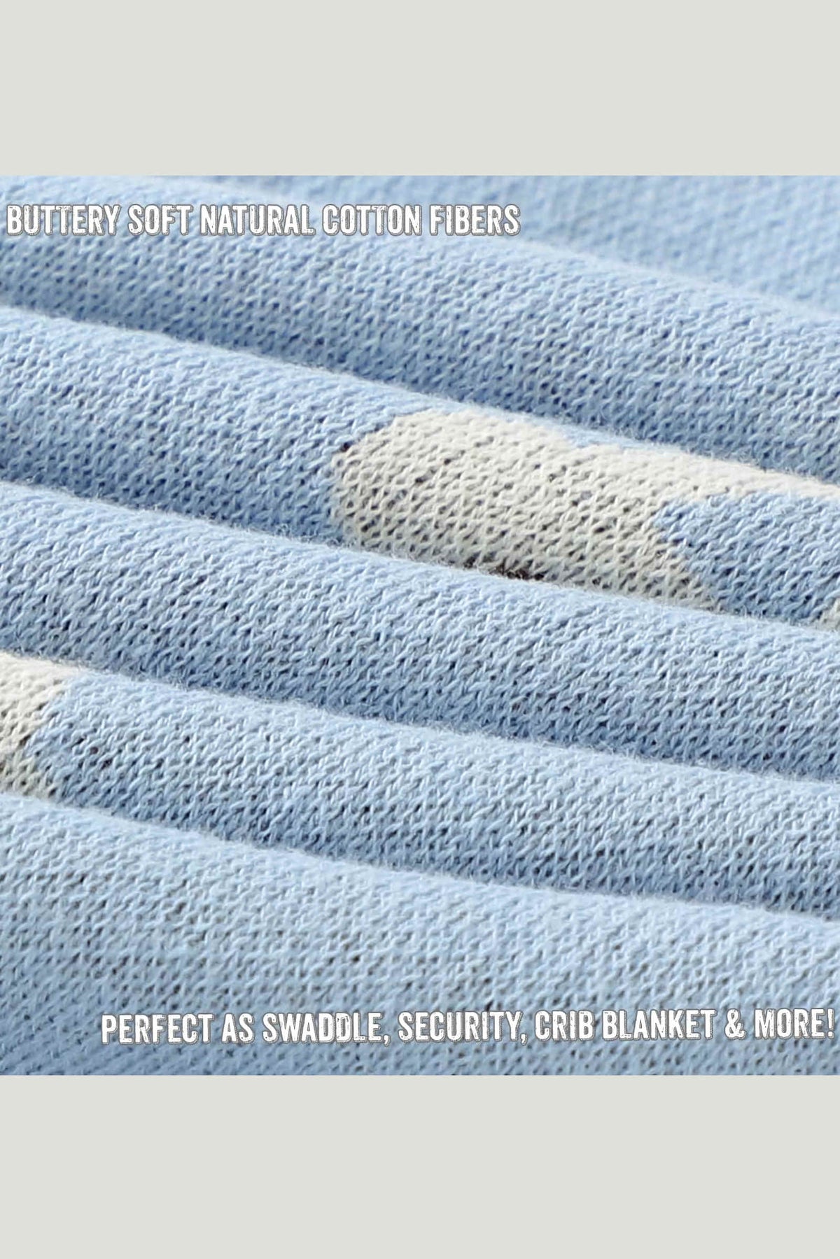 Knit Car Luxury Swaddle Blanket | 100% OEKO Tex Pima Cotton