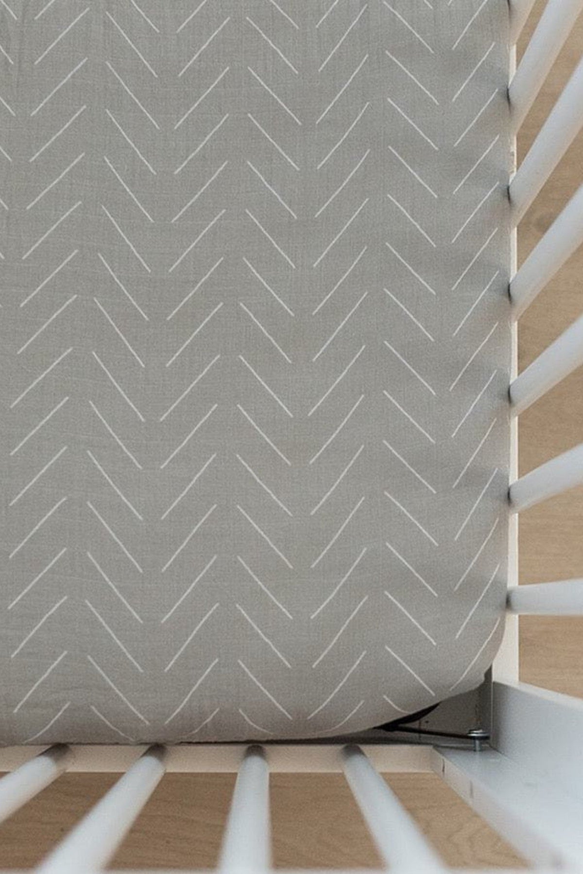 Mebie Baby  Desert Sage Muslin Crib Sheet | 100% Cotton | Baby Essentials