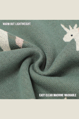 Knit Unicorn Luxury Swaddle Blanket | 100% OEKO Tex Pima Cotton