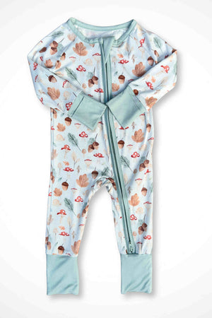 Fall Woodland Baby Pajama | Bamboo | Baby Essentials | Gender Neutral