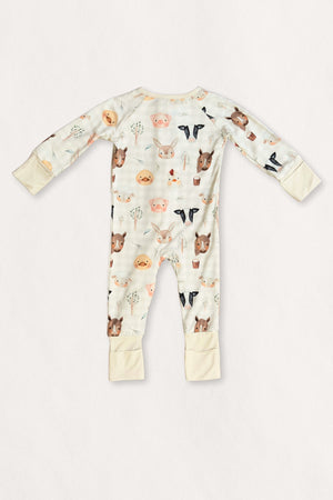 Farm Friends Baby Pajama | Bamboo | Baby Essentials