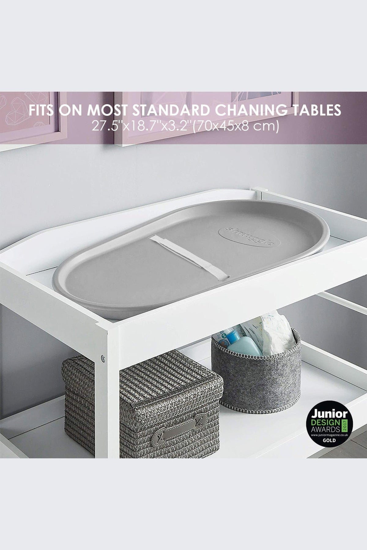 Changing Essentials Kit: Shnuggle Changing Mat + Diaper Pail + Better Bag Liners (90 Day Supply)