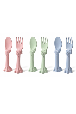 Spoon la la Toddler Spoon & Fork Set — 6 Piece Gift Set