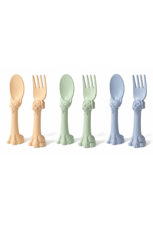 Spoon la la Toddler Spoon & Fork Set — 6 Piece Gift Set