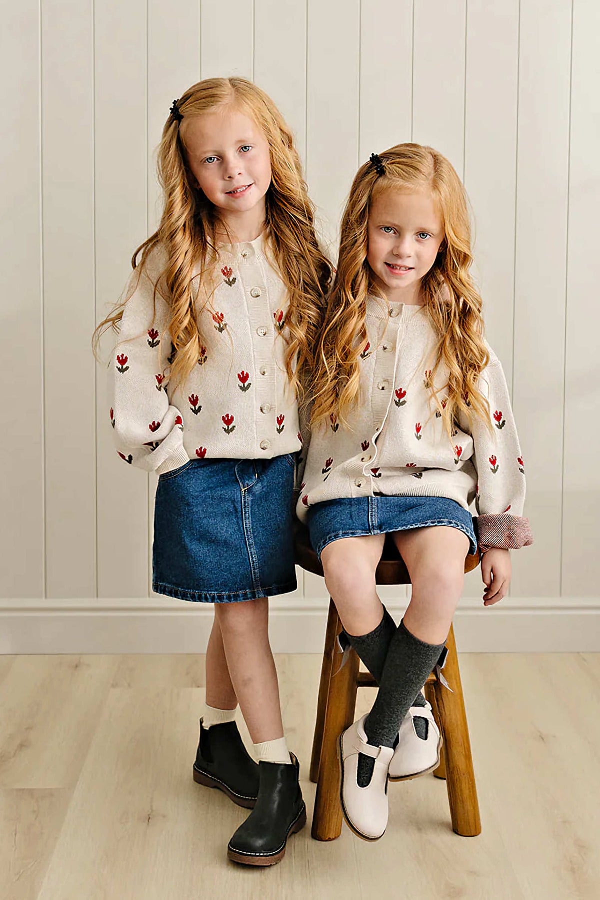 Mebie Baby  Dark Wash Denim Skirt | 100% Cotton