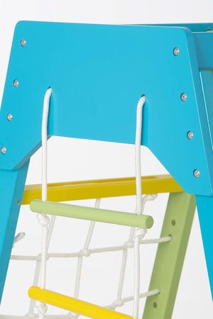 Magnolia - Wooden 7-in-1 Climber, Slide, Gym, Playset | Indoor |  New Zealand FSC-certified pinewood