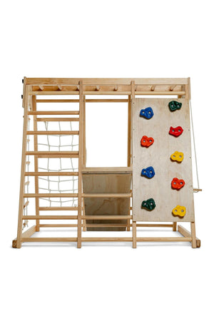 Magnolia - Wooden 7-in-1 Climber, Slide, Gym, Playset | Indoor |  New Zealand FSC-certified pinewood