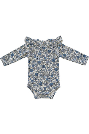 Bluebell Ruffle Sleeve Pointelle Bodysuit | Bamboo | Baby Essentials