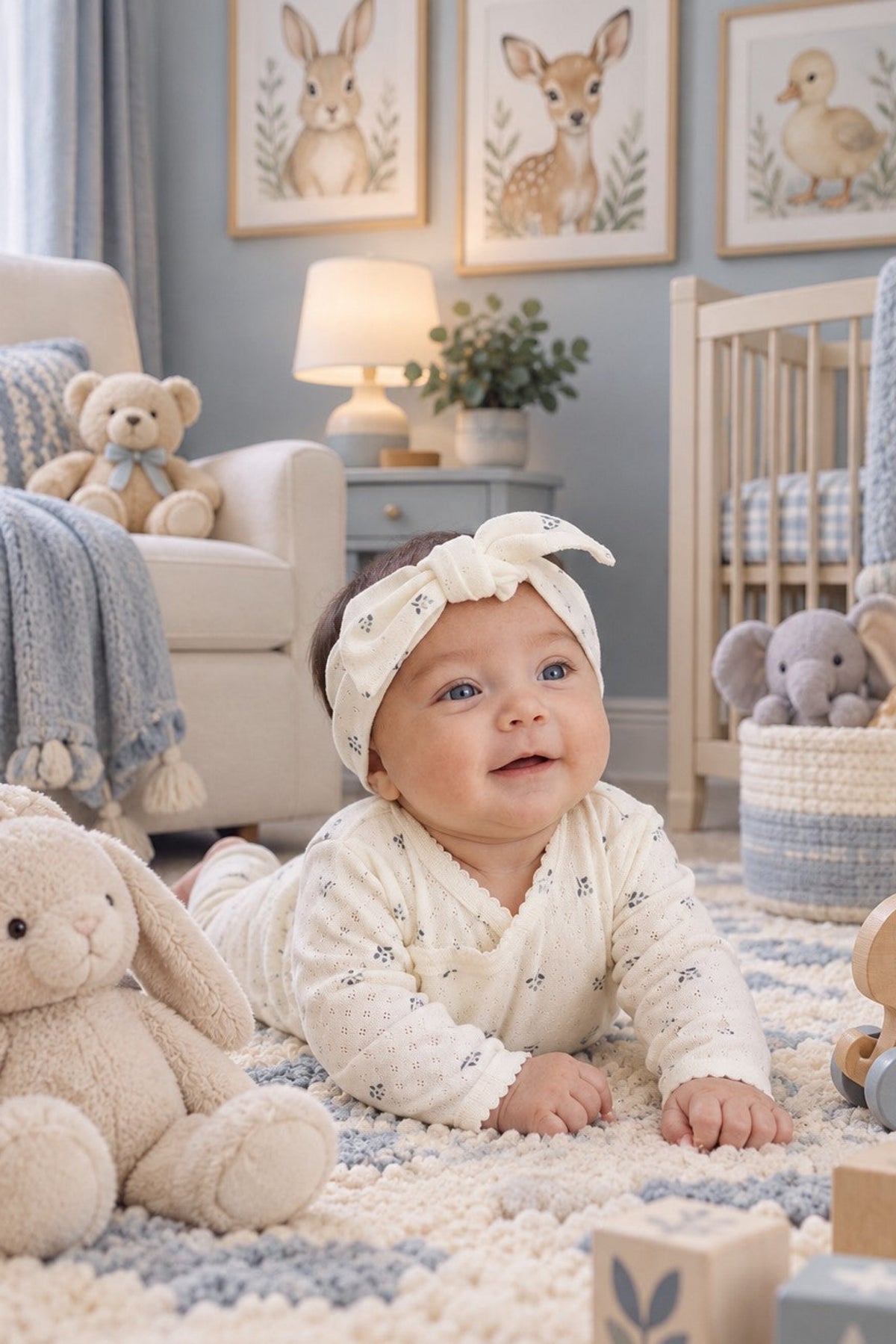 Timeless Berry Pointelle Layette Cotton Set