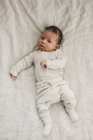 Oatmeal Joggers | Cotton | Baby Essentials | Gender Neutral