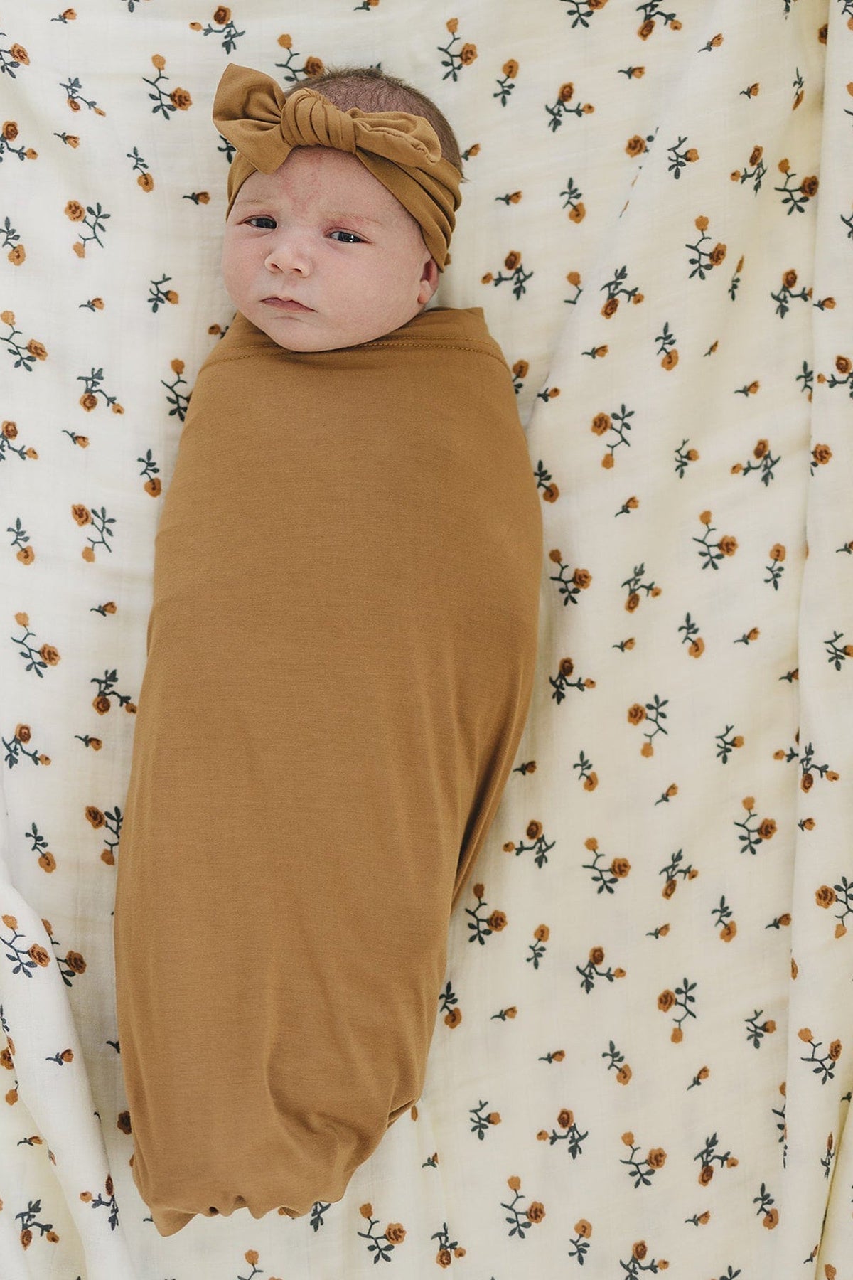 Mebie Baby  Cream Floral Muslin Crib Quilt | 100% Cotton | Baby Essentials