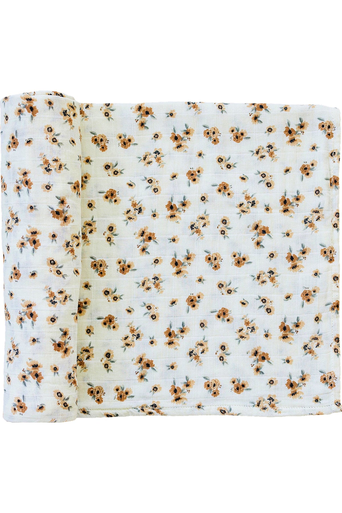 Mebie Baby  Autumn Bloom Muslin Swaddle Blanket | 100% Cotton | Baby Essentials