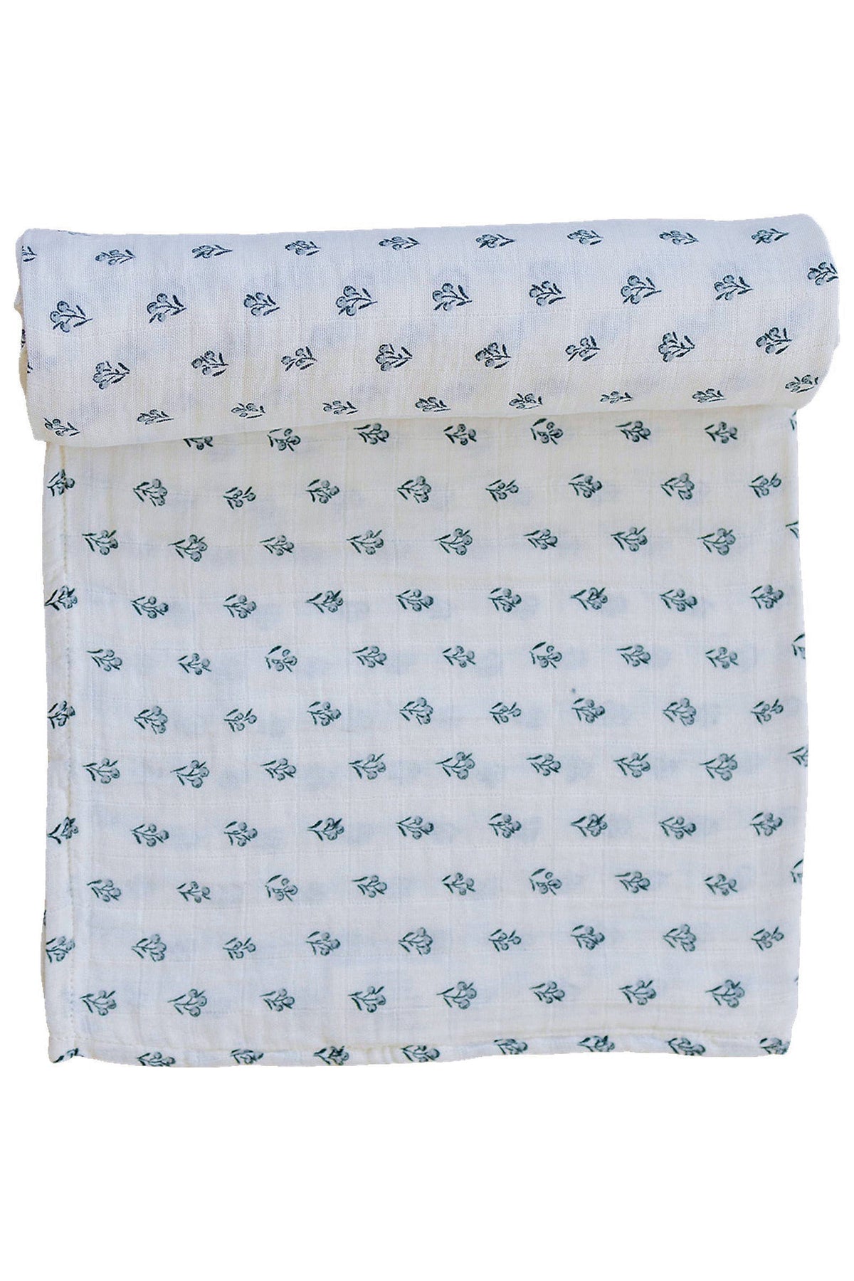 Mebie Baby  Cream Berry Muslin Swaddle Blanket | 100% Cotton | Baby Essentials