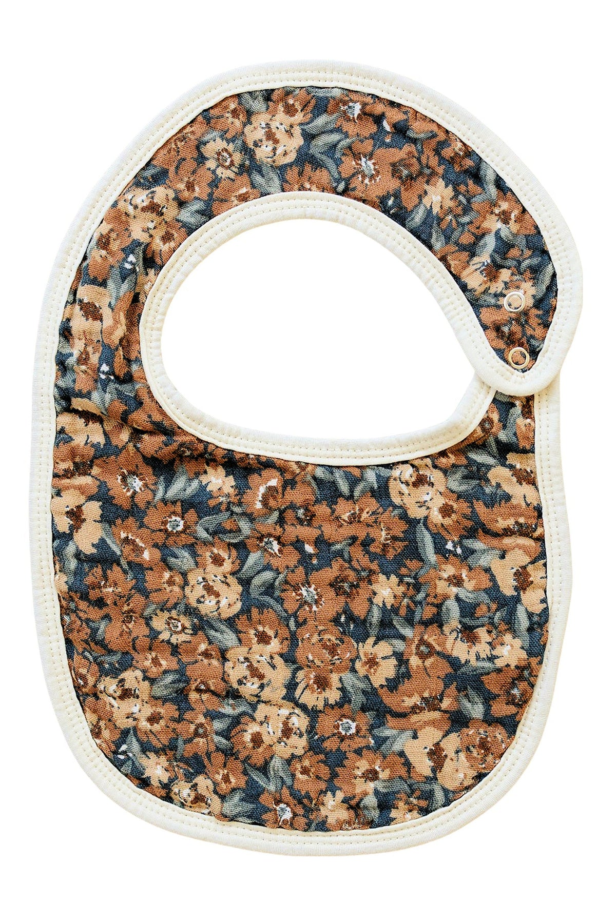 Venetian Floral Classic Muslin Bib | 100% Cotton | Baby Essentials