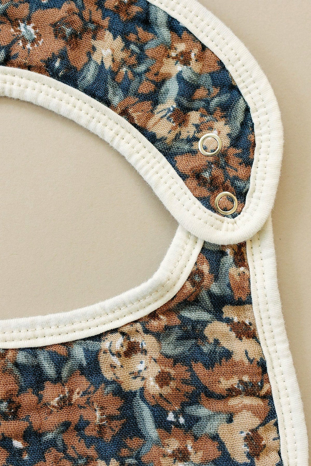 Venetian Floral Classic Muslin Bib | 100% Cotton | Baby Essentials