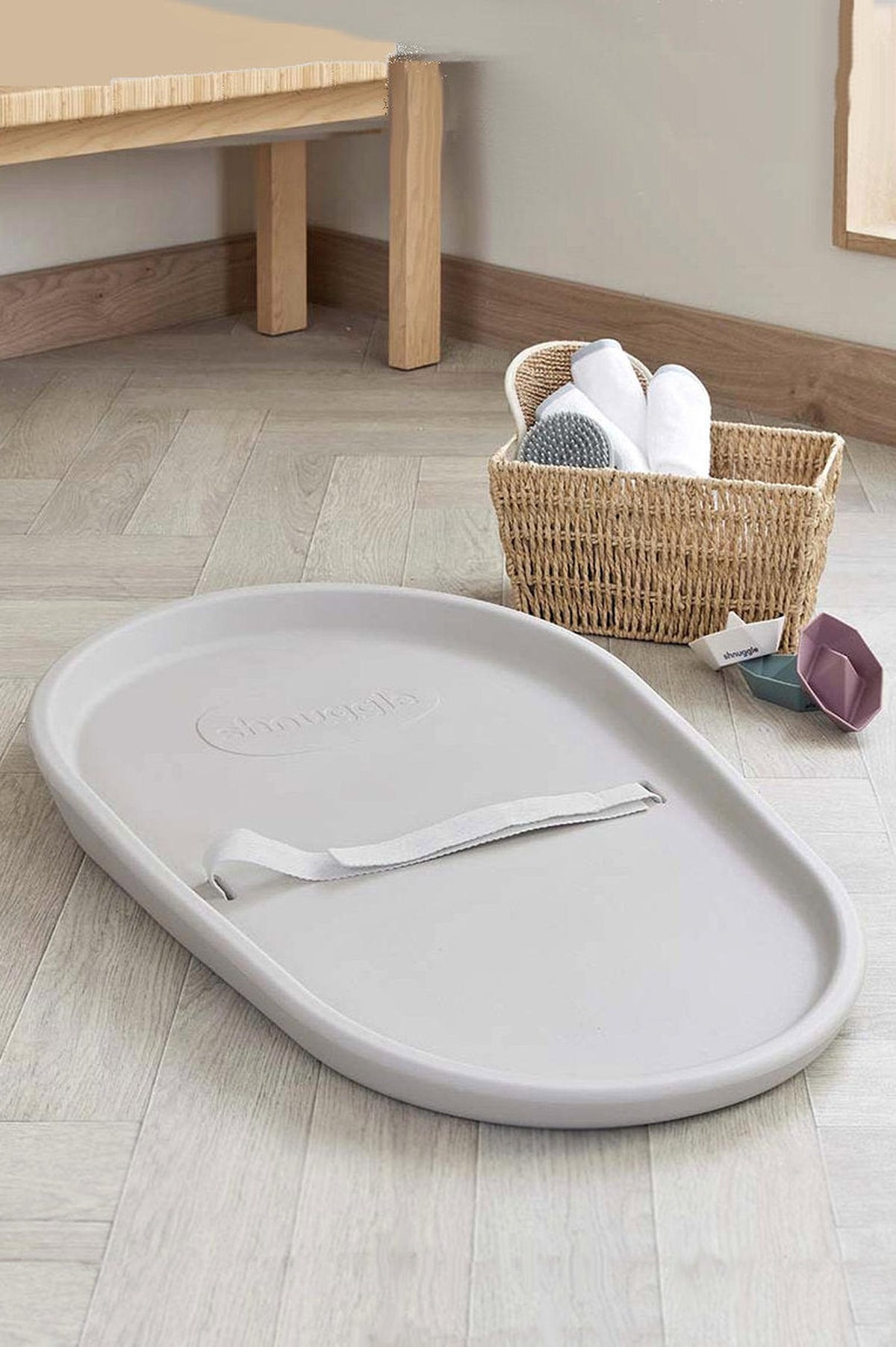 Changing Essentials Kit: Shnuggle Changing Mat + Diaper Pail + Better Bag Liners (90 Day Supply)