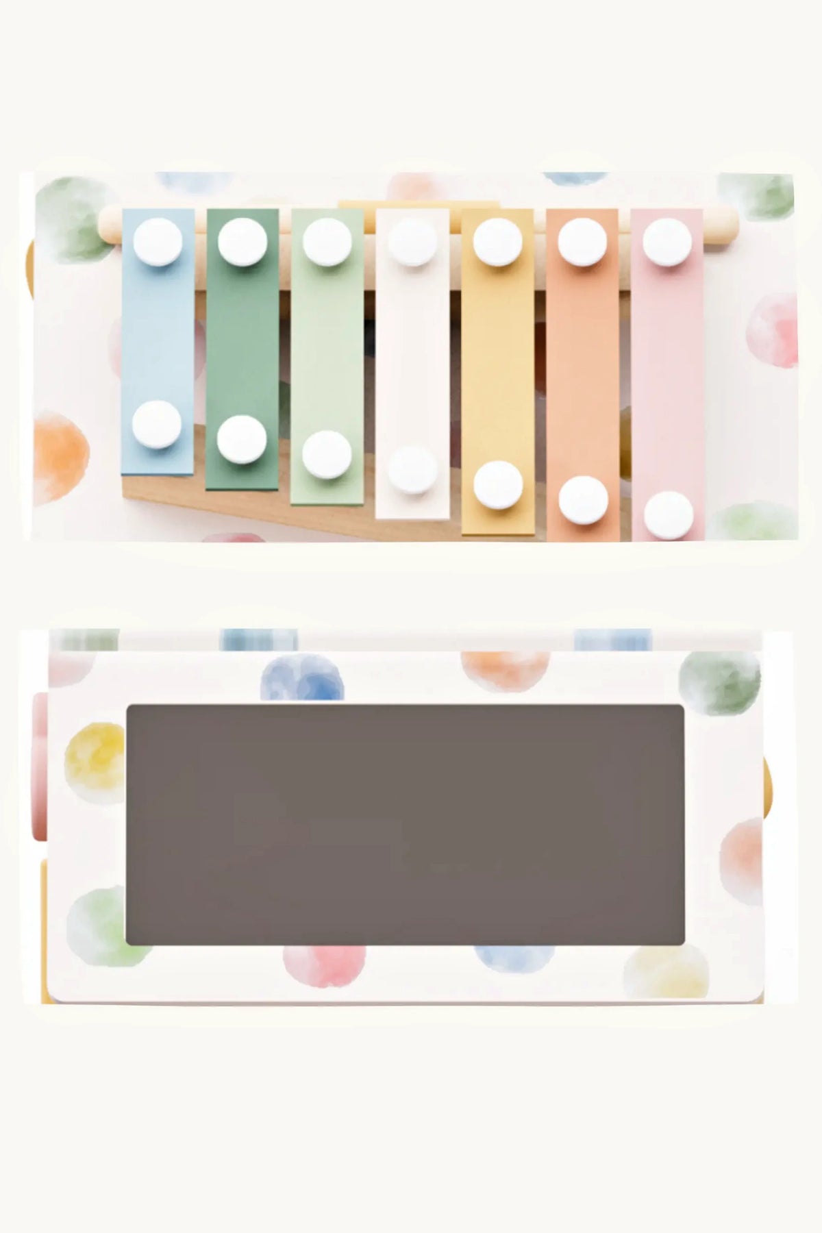 Tiny Land® Wooden Baby Walker & Activity Cube Playset, Montessori Development Toy Set, Toddlers