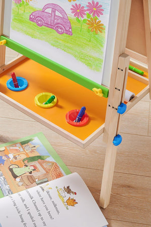 Tiny Land® 3-in-1 Art Easel & Paper Roll Set