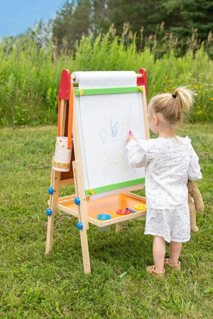 Tiny Land® 3-in-1 Art Easel & Paper Roll Set