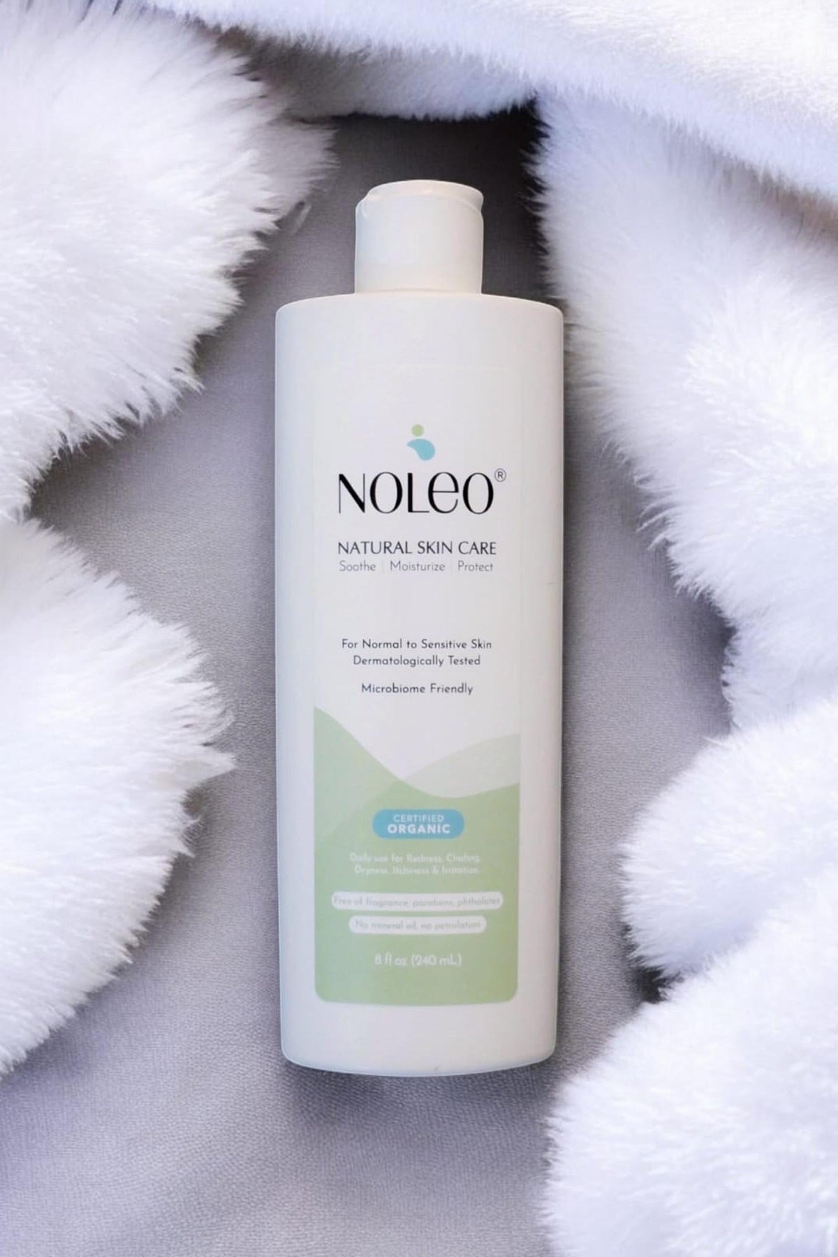 NOLEO Natural Skin Care - Sensitive Skin, Deep Moisturizer - 8oz