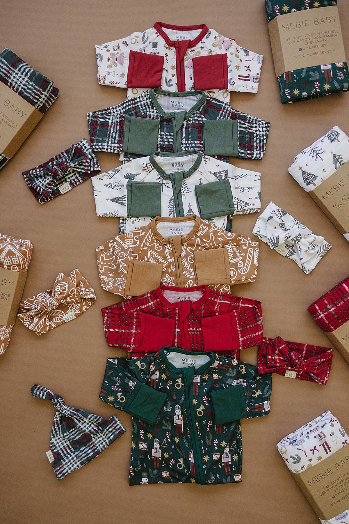 Red Plaid Zipper Pajama | Bamboo  | Baby Essentials