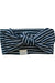 Navy Stripes Ribbed Head Wrap | Bamboo