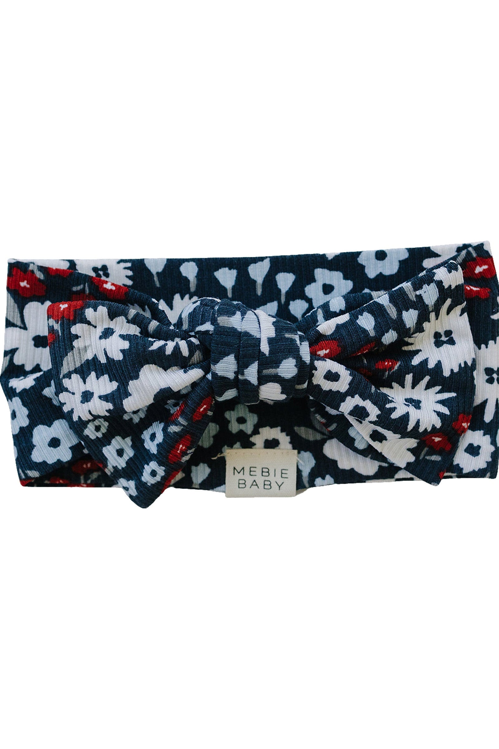 Americana Floral Ribbed Head Wrap | Bamboo