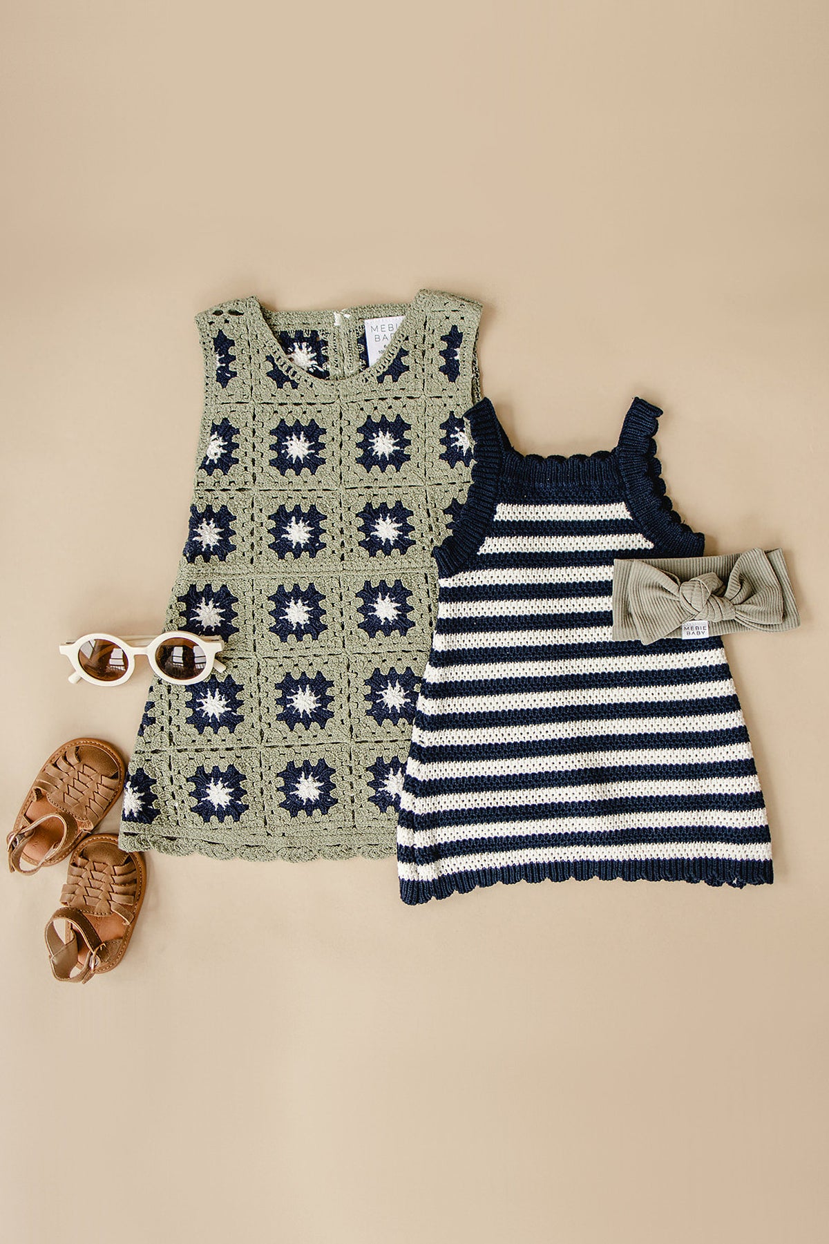 Mebie Baby  Crochet Cover Up Dress | 100% Cotton