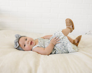 Palm Tree Linen Summer Dress