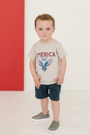 Patriotic Eagle T-Shirt  | Cotton
