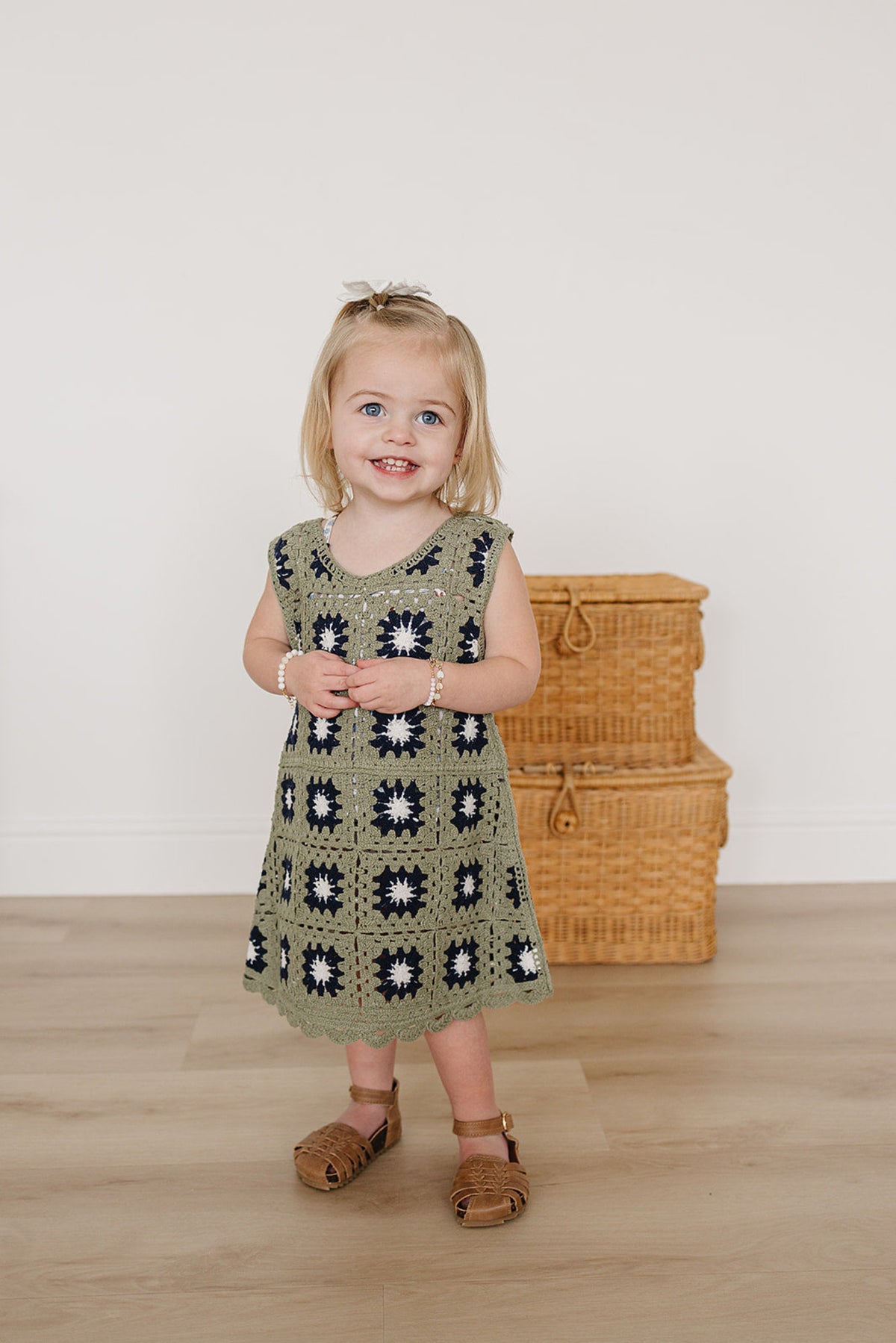 Mebie Baby  Crochet Cover Up Dress | 100% Cotton