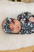 Americana Floral Ribbed Head Wrap | Bamboo