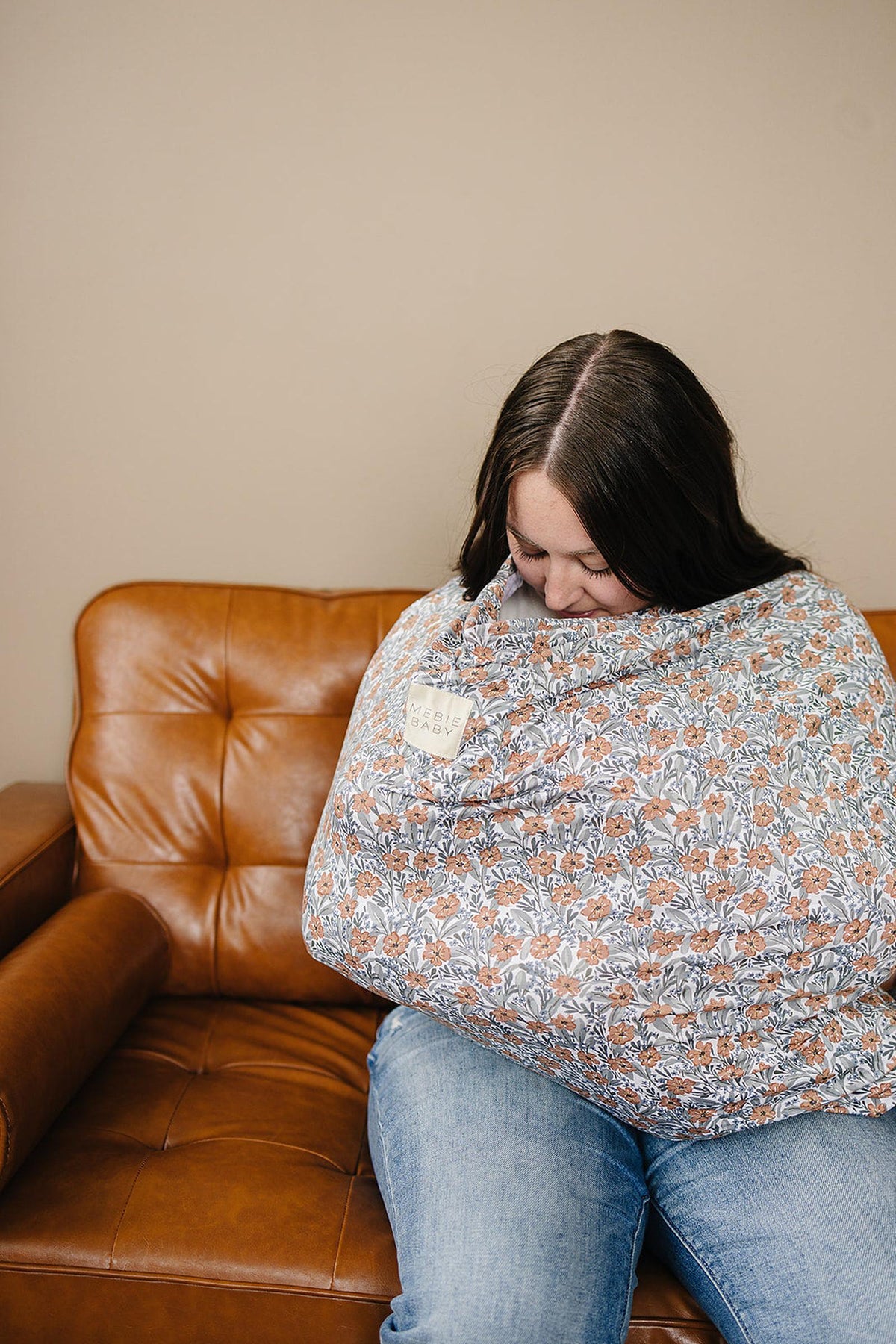 Mebie Baby  Dainty Meadow Multi-Use | Bamboo | | Car Seat & Nursing Cover