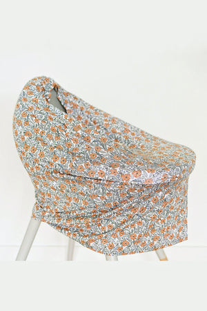 Dainty Meadow Multi-Use | Bamboo | | Car Seat & Nursing Cover