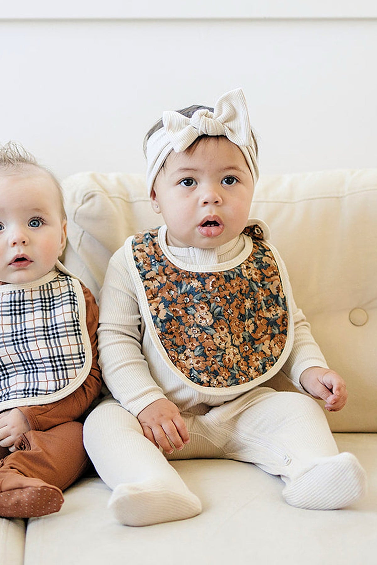 Venetian Floral Classic Muslin Bib | 100% Cotton | Baby Essentials