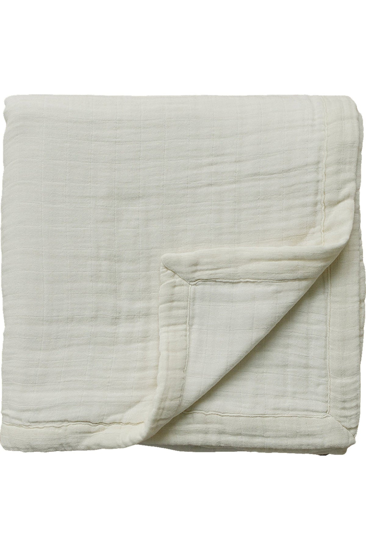 Mebie Baby  Cream Muslin Crib Quilt  | 100% Cotton | Baby Essentials