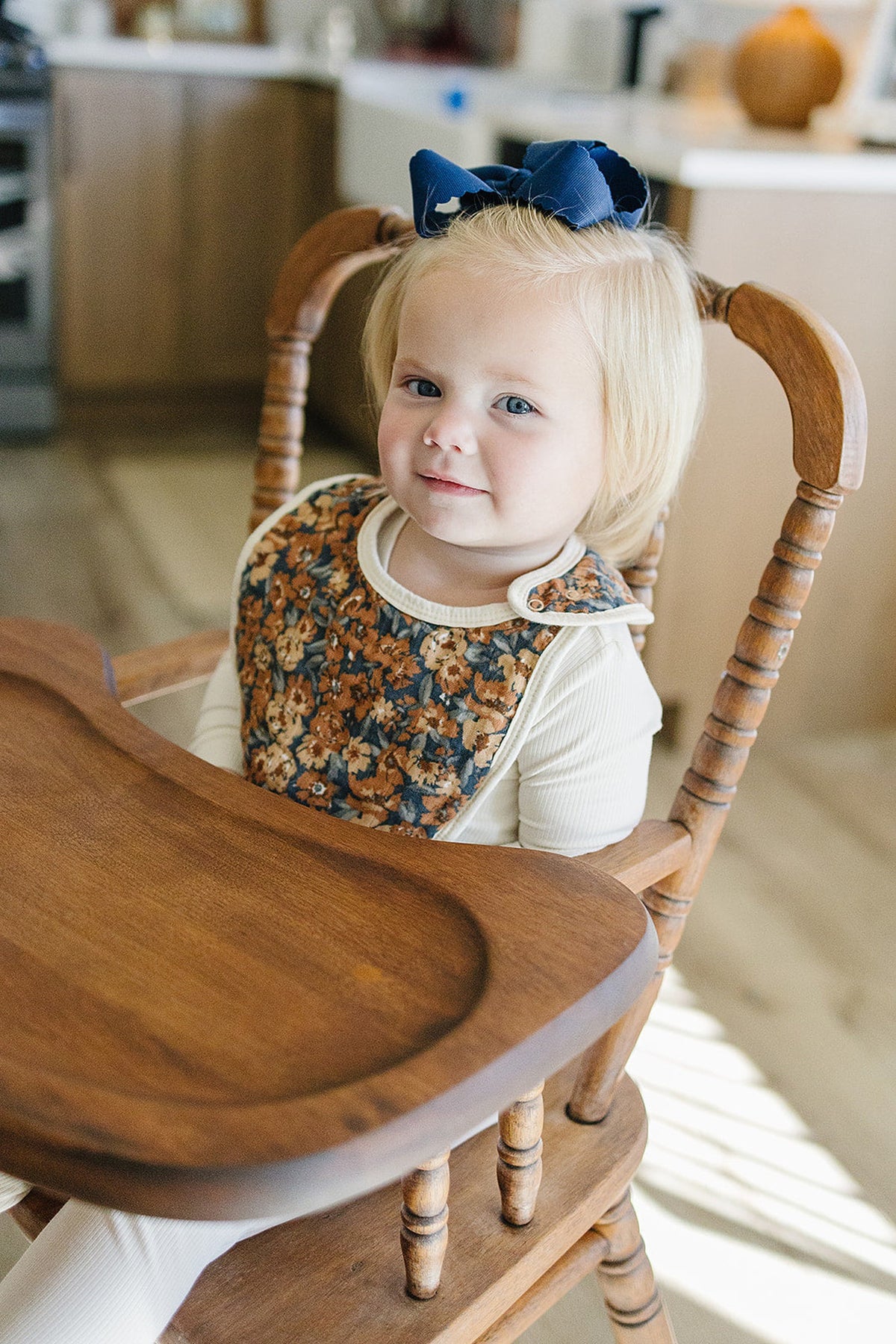 Venetian Floral Classic Muslin Bib | 100% Cotton | Baby Essentials