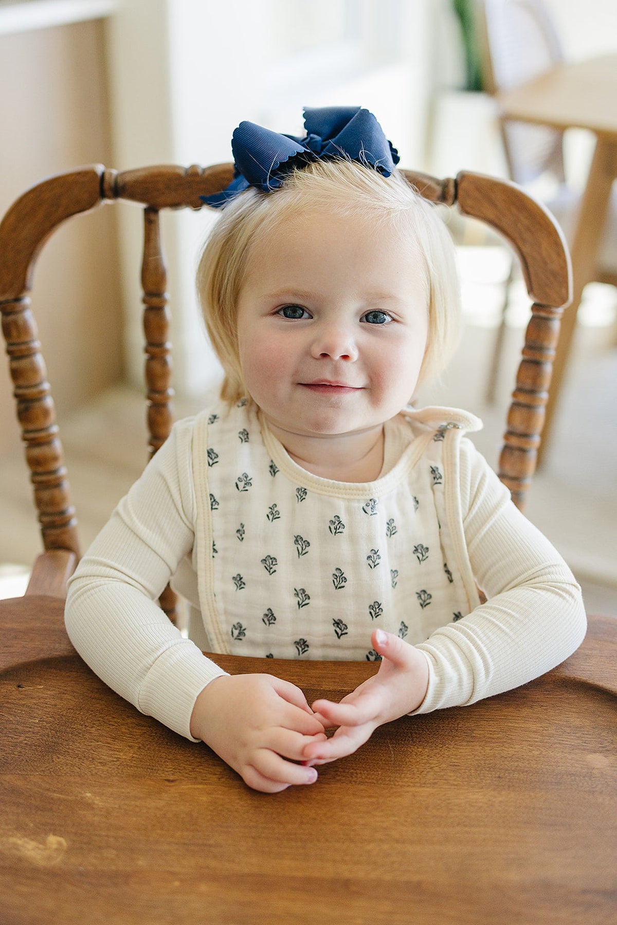 Cream Berry Classic Muslin Bib | 100% Cotton | Baby Essentials