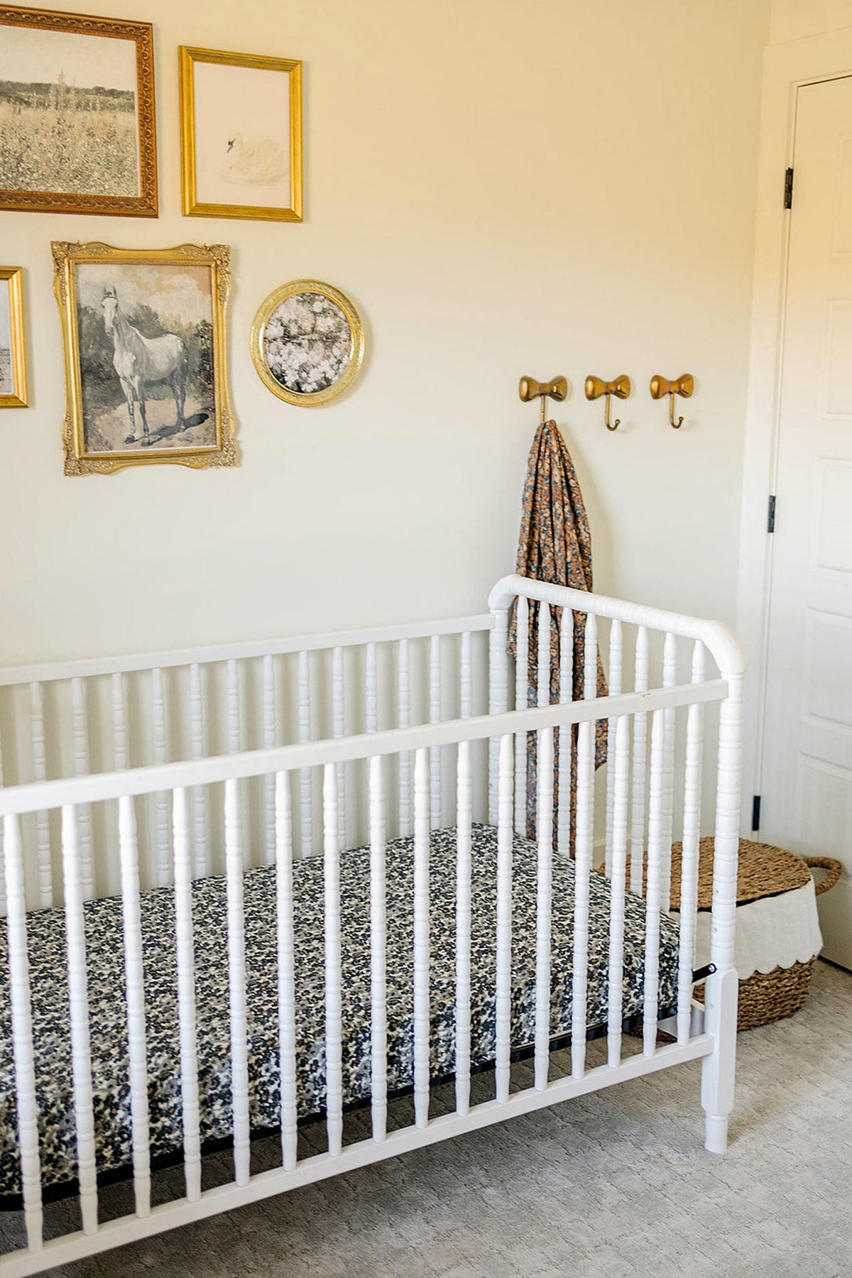 Liberty Floral Muslin Crib Sheet | 100% Cotton | Baby Essentials