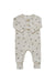 Charming Floral Long Sleeve Romper | Button-up Front | Cotton
