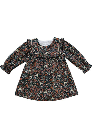 Autumn Midnight Meadow Dress | Cotton