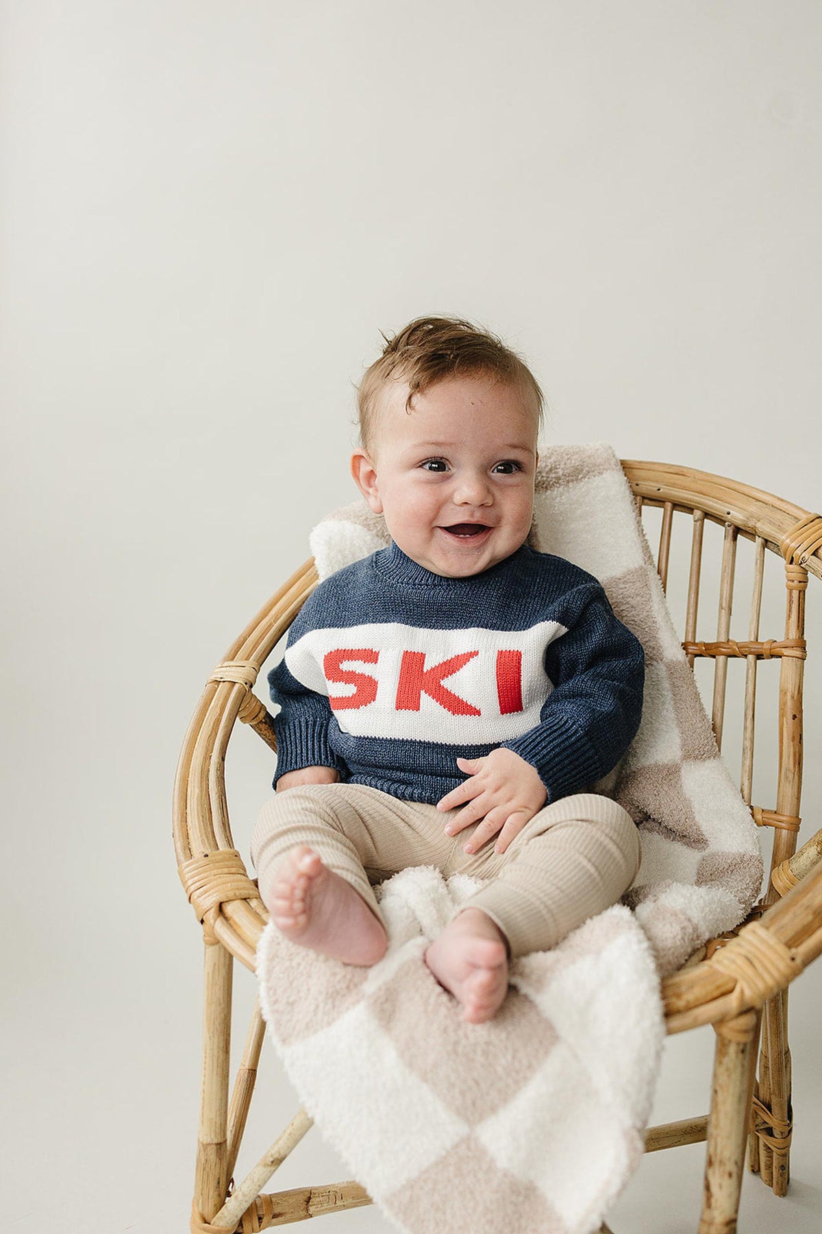 Classic Ski Long-Sleeve Sweater | 100% Cotton