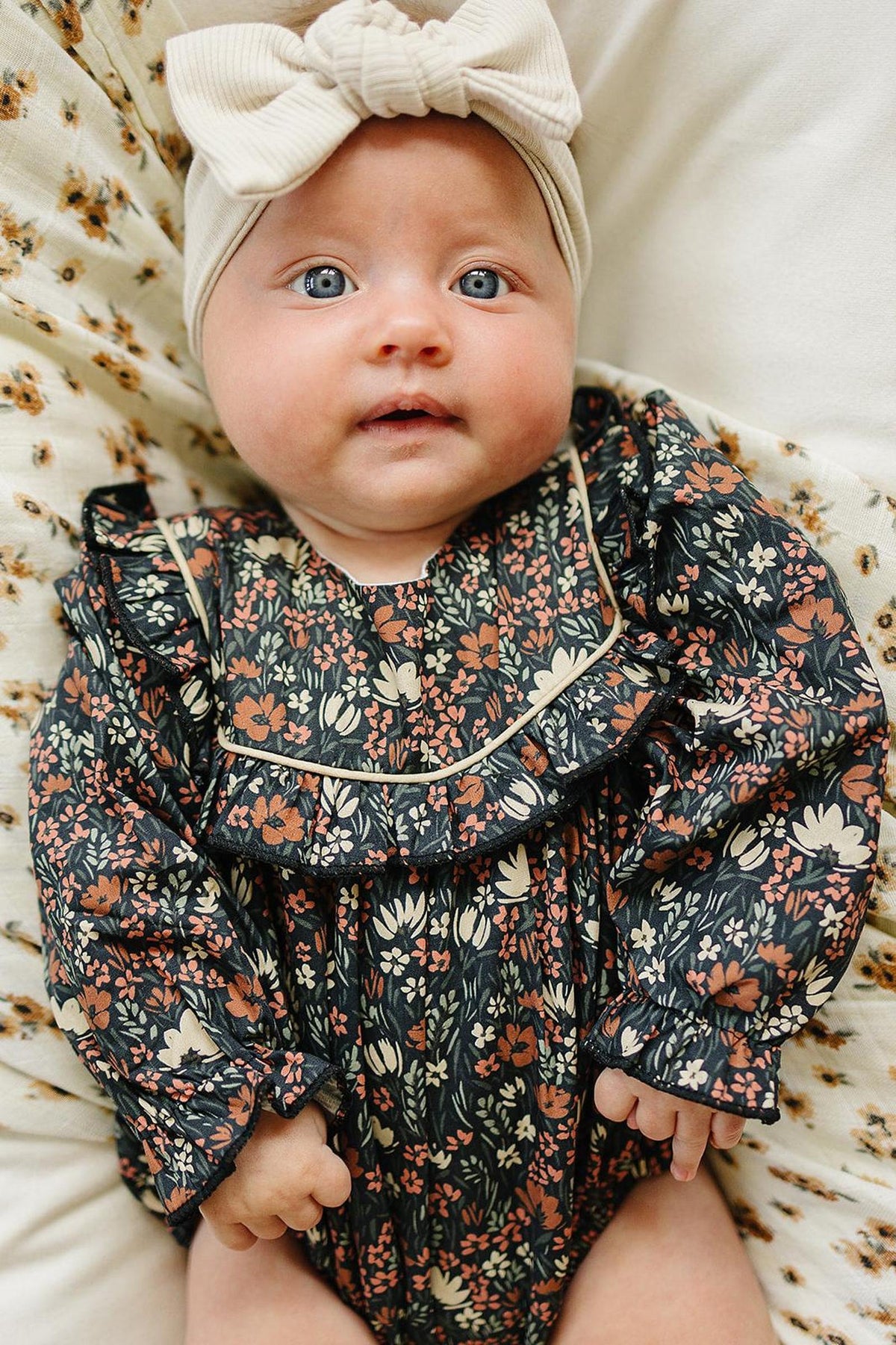 Mebie Baby  Autumn Midnight Meadow Bubble | Cotton