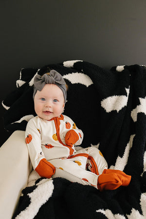 Pumpkin Patch Harvest Zipper Pajama| Bamboo